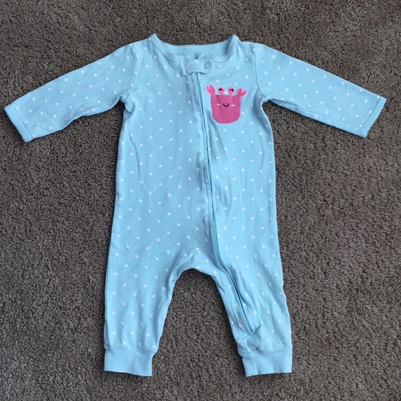 π«π«βοΈSOLDβοΈπ«π« Carterβs | 6M Polka Dot Zippered Sleeper - Picture 1 of 3